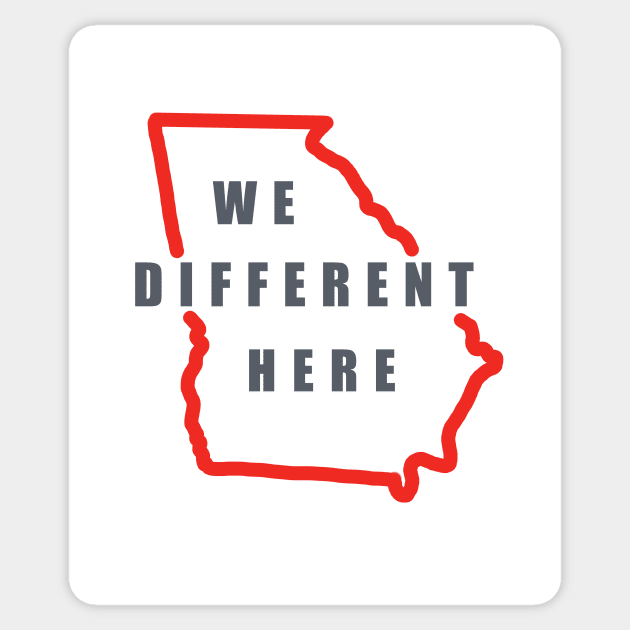 Georgia "We Different Here" Kirby Smart Halftime Speech Sticker by Kangavark